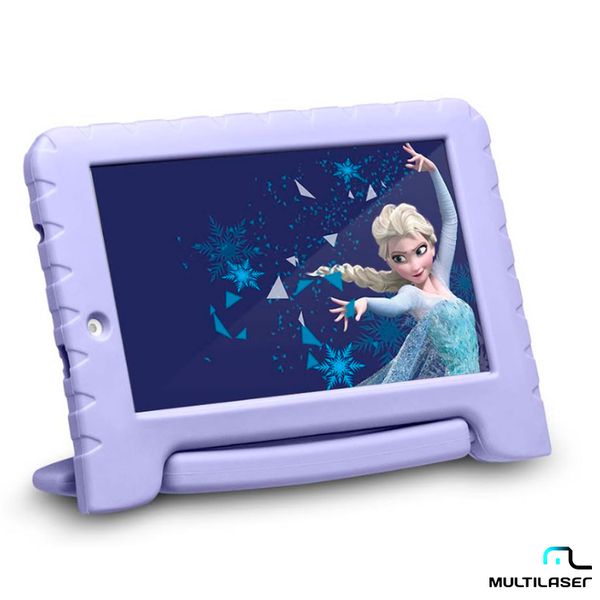 Tablet Multilaser Frozen Plus Lilás com 7”, Wi-Fi, Android 8.1, Processador Quad-Core 1.5 GHz e 16GB