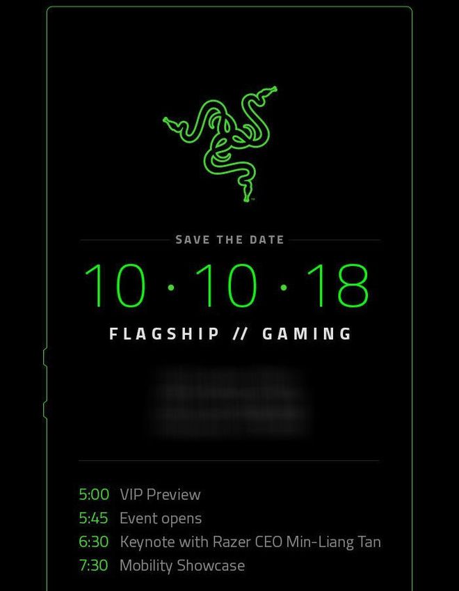 Razer envia convites para provável evento de lançamento do Razer Phone 2