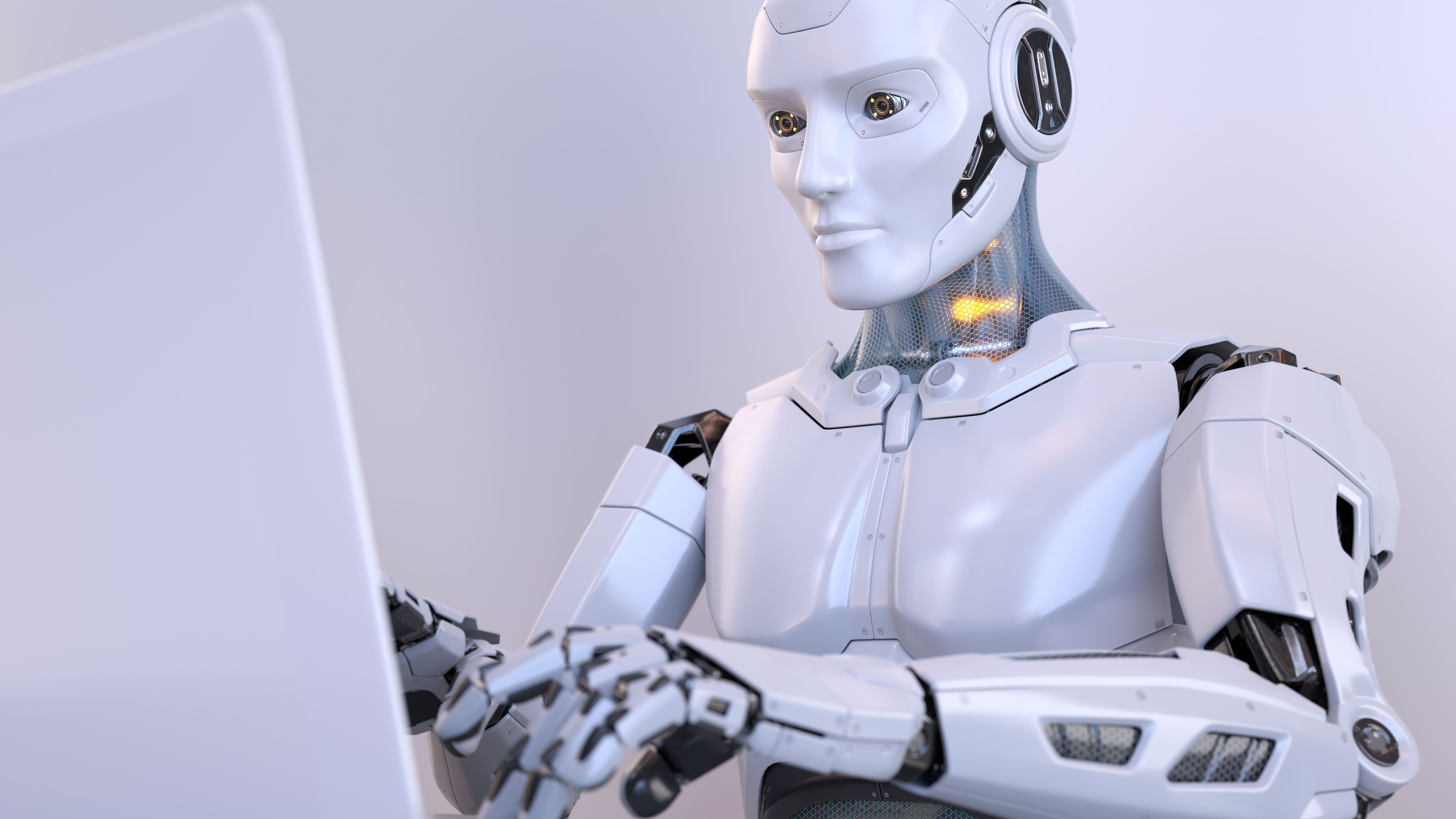 Чат бот с людьми. Робот. Современные роботы. Робот с искусственным интеллектом. Умный робот.