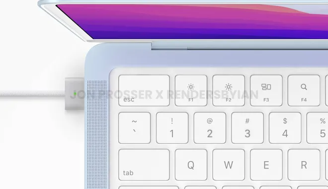 Conceito imagina como pode ser o novo e mais colorido MacBook Air (Imagem: Jon Prosser/Ian Zelbo)