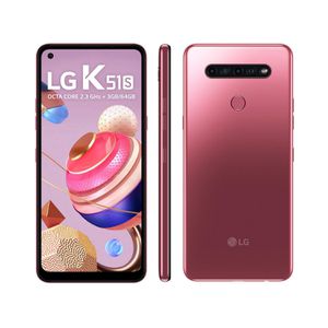 Smartphone LG K51S 64GB Vermelho 4G Octa-Core - 3GB RAM 6,55” Câm. Quádrupla + Selfie 13MP