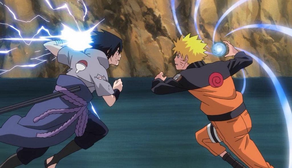 Lutas, poderes especiais e torneios para ver quem é o mais forte: Naruto preenche o bingo do shounen (Imagem: Reprodução/Toei Animation)