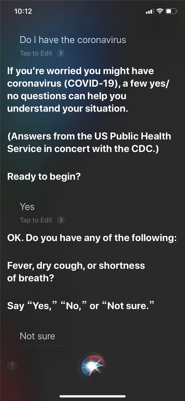 Siri é atualizada com novo recurso de detecção do coronavírus (Reprodução: Gizchina)