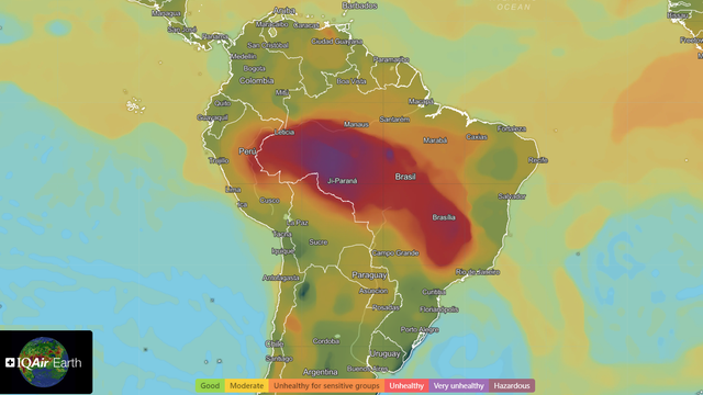 Reprodução/IQAir