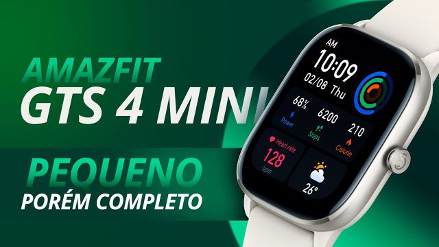 Amazfit GTS 4 Mini, o smartwatch "baratinho" e "completão" [Análise/Review]