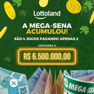 RESULTADO Mega-Sena: R$ 6,5 MILHÕES acumulados 💰 Aposte em 4 jogos pagando apenas 2 com a Lottoland - Sorteio HOJE 30/04 | LEIA A DESCRIÇÃO
