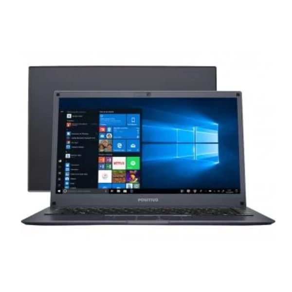 Notebook Positivo Motion Plus Q464B Intel - Quad Core 4GB eMMC 64GB 14” Windows 10