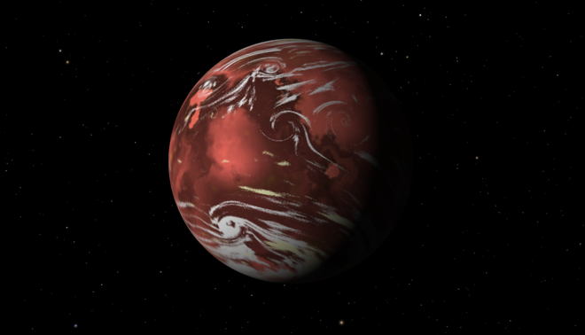 A super-Terra GJ 15 A b (Imagem: Reprodução/NASA-JPL/Caltech)