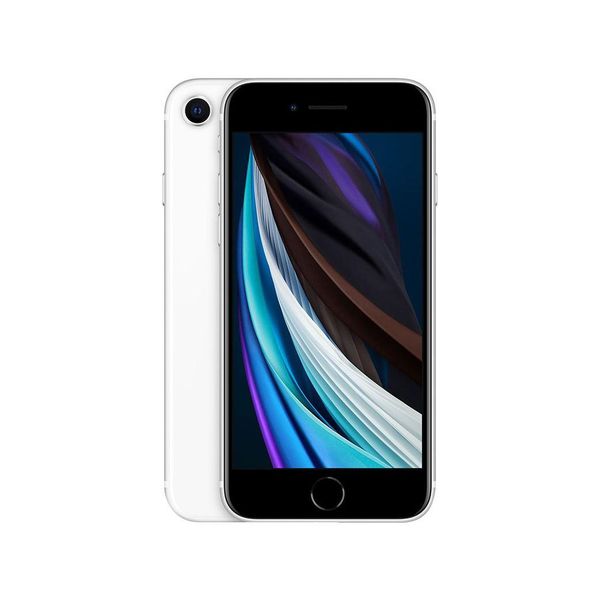 iPhone SE Apple 64GB Branco 4G Tela 4,7” Retina - Câm. 12MP + Selfie 7MP iOS 13 Proc. A13 Bionic NFC Branco