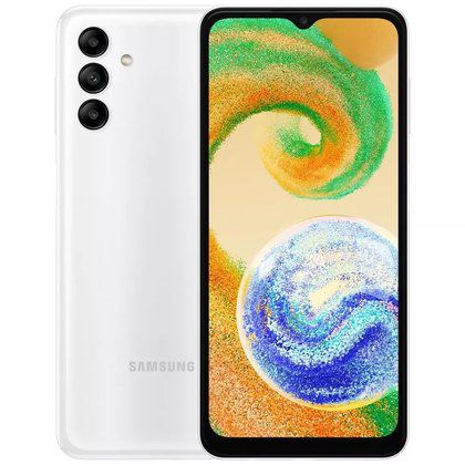 Samsung Galaxy A04s na cor branco