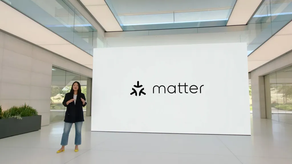 Apple já confirmou uso do padrão Matter em dispositivos HomePod, além de integração com HomeKit (Imagem: Reprodução/Apple)