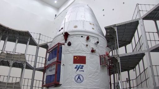 Nova espaçonave chinesa tem sistema que parece capaz de se atracar na ISS