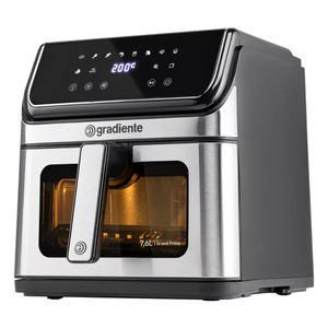 PARCELADO | Fritadeira Air Fryer Grand Prime Gradiente 7,6L Digital Inox Antiaderente 220V