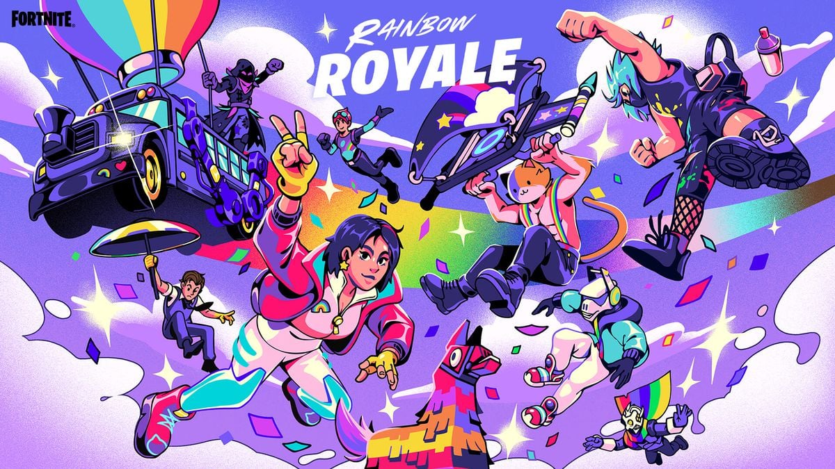 Fortnite dá itens do Orgulho Royale de graça