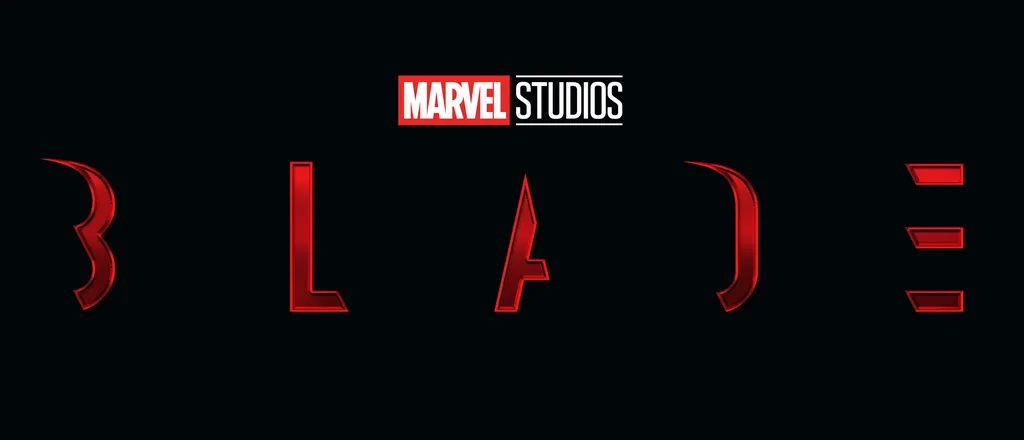 Blade está tão amaldiçoado que não tem nada sobre ele além desse logo genérico (Imagem: Divulgação/Marvel Studios)