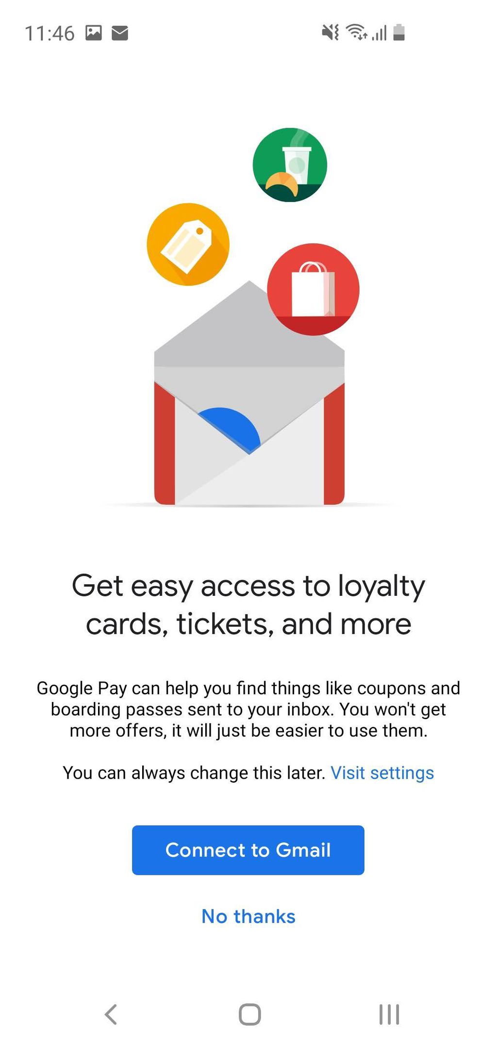 Google Pay e Gmail estão integrados em nova atualização do app de pagamentos (Imagem: Reprodução/9to5Google)