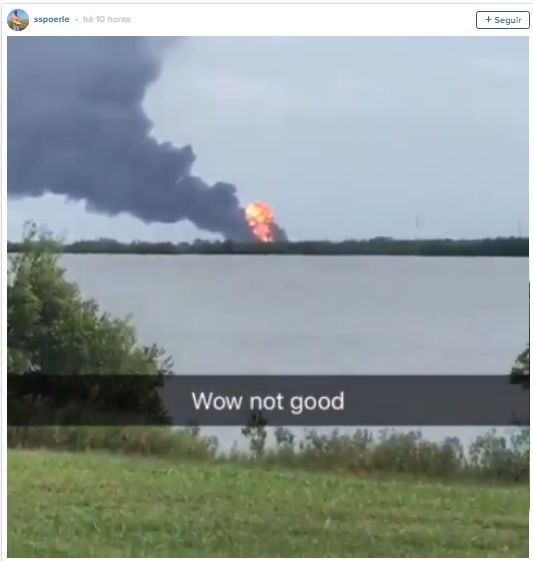 Explosão Falcon 9