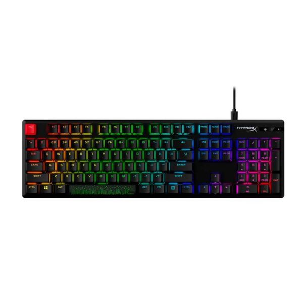 Teclado Mecânico Gamer HyperX Alloy Origins PBT, RGB, Switch Blue, ABNT2 - 639N4AA#AC4 [CUPOM]