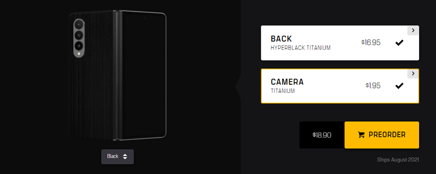 Skin Galaxy Z Fold 3