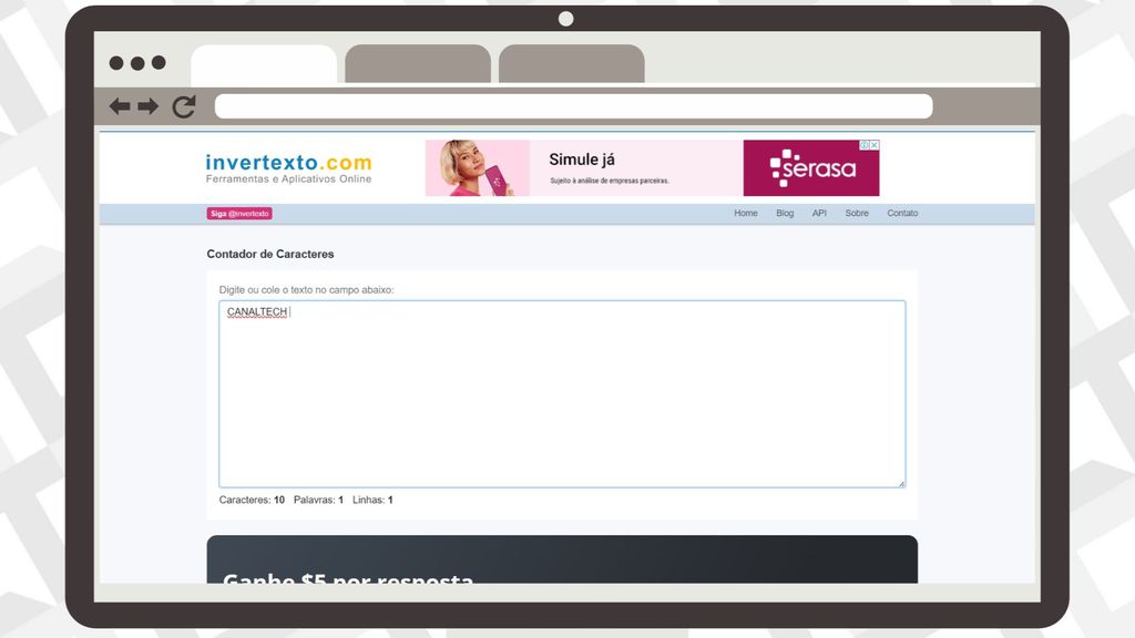 capitura de tela site invertexto função contador de caracteres capitura de tela site invertexto função contador de caracteres