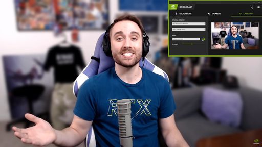 Broadcast é o novo app da Nvidia para tirar ruído do microfone e fundo de lives