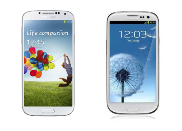 Galaxy S4 vs Galaxy S3 Galaxy S4 vs Galaxy S3