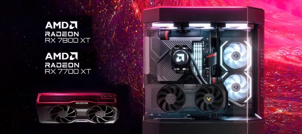 As novas Radeon RX XT chegam para incomodar a concorrência (Imagem: Reprodução/AMD)