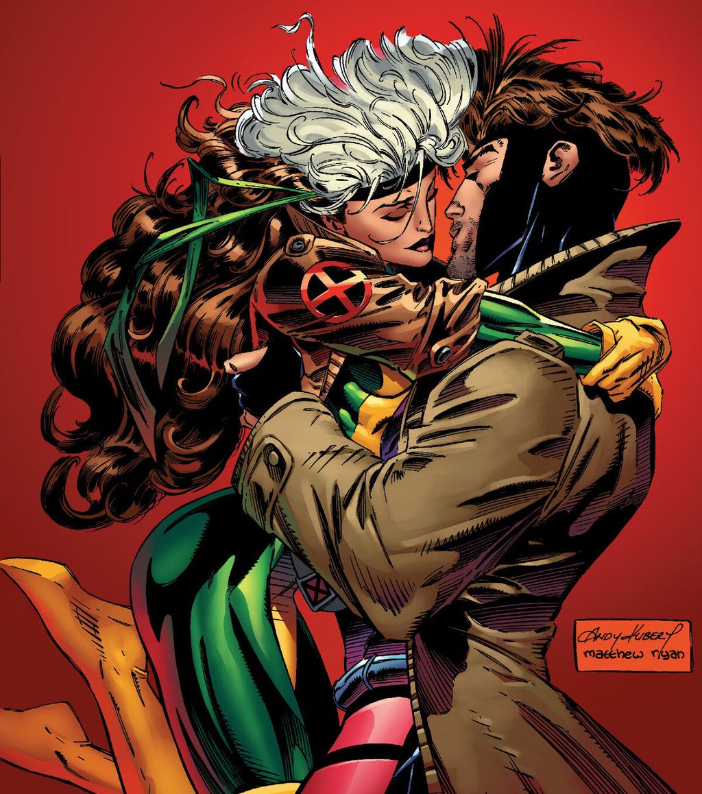 Vampira e Gambite, dos X-Men (Imagem: Reprodução/Marvel Comics)