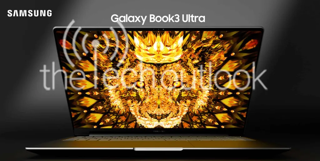 Galaxy Book 3 Ultra pode trazer construção leve (Imagem: The Tech Outlook)