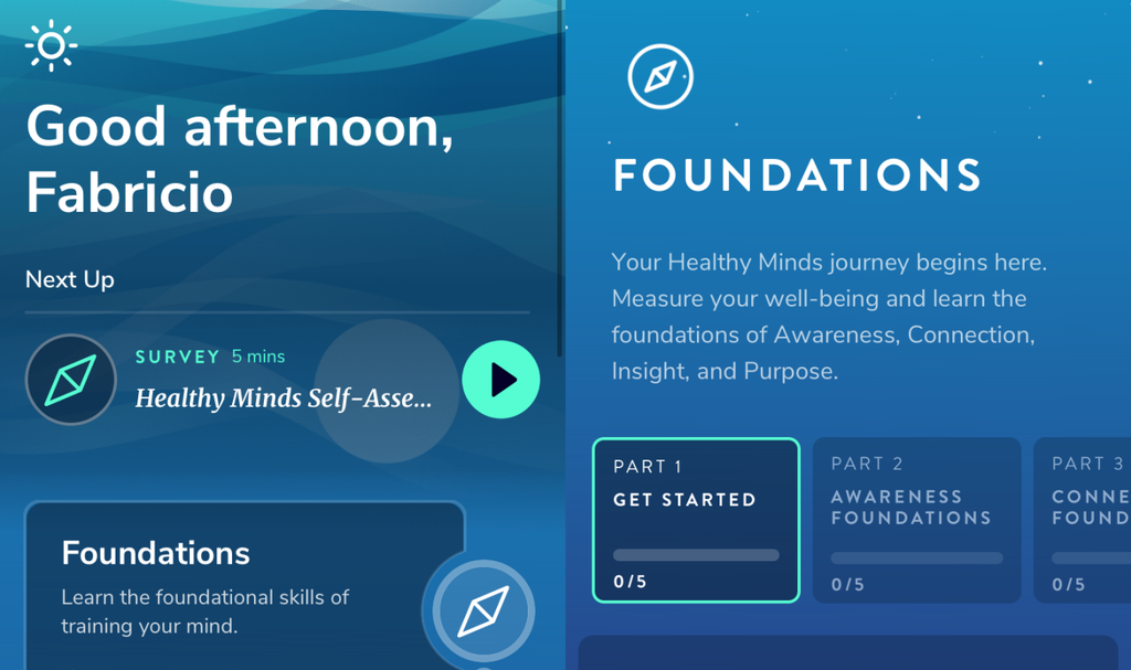 O Healthy Minds Program é a opção para quem quer cuidar da saúde mental durante as férias (Imagem: Captura de tela/Fabrício Calixto/Canaltech)