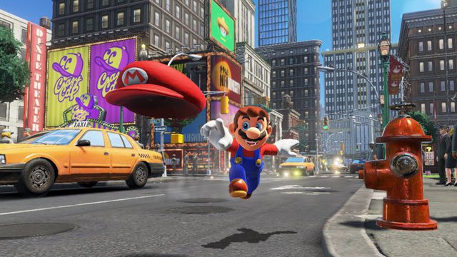 Super Mario Odyssey terá modo cooperativo com jogador controlando um chapéu
