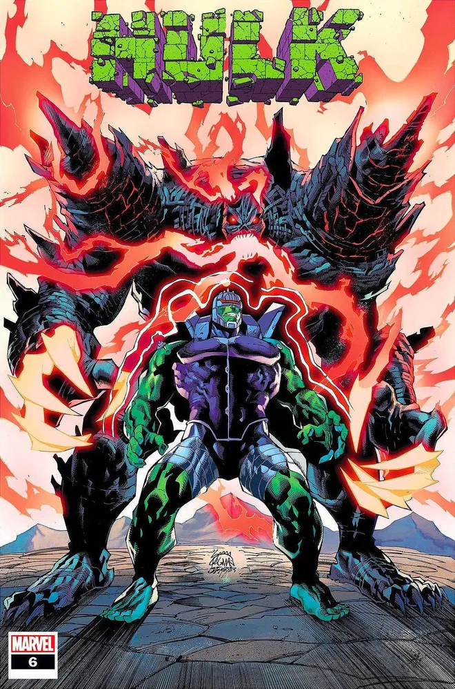 Capa variante de Hulk nº 6 da Marvel (Imagem: Reprodução/Marvel)