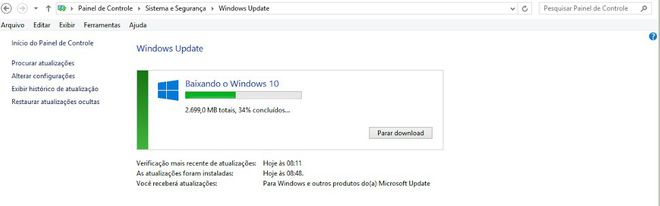 Forçar Windows 10