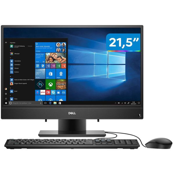 All in One Dell Inspiron 3280-AS20P Intel Core i5 - 8GB 256GB SSD LED 21,5 Full HD Touch Windows 10 [À VISTA]