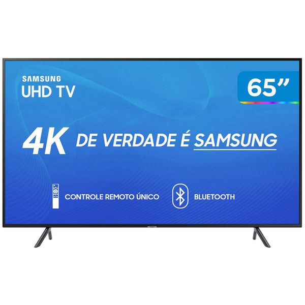 Smart TV 4K LED 65” Samsung UN65RU7100 - Wi-Fi Bluetooth HDR 3 HDMI 2 USB [À VISTA]