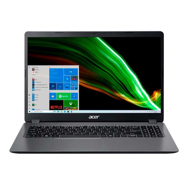 Notebook Acer Aspire 3 A315-56-30XL 10ºGeração Intel Core i3-1005G1 8GB HD 1TB 15.6"HD Windows 10 Cinza Escuro