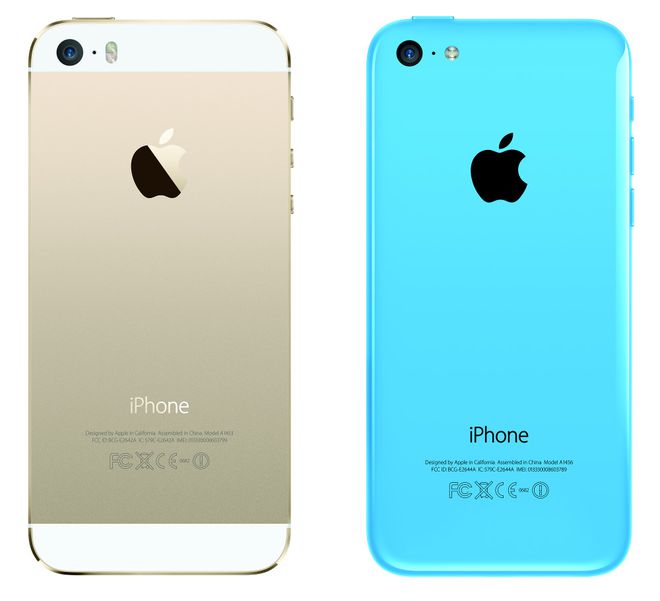 Pela primeira vez a Apple dividiu sua linha em dois modelos com iPhone 5S e 5C (Imagem: Divulgação/Apple)