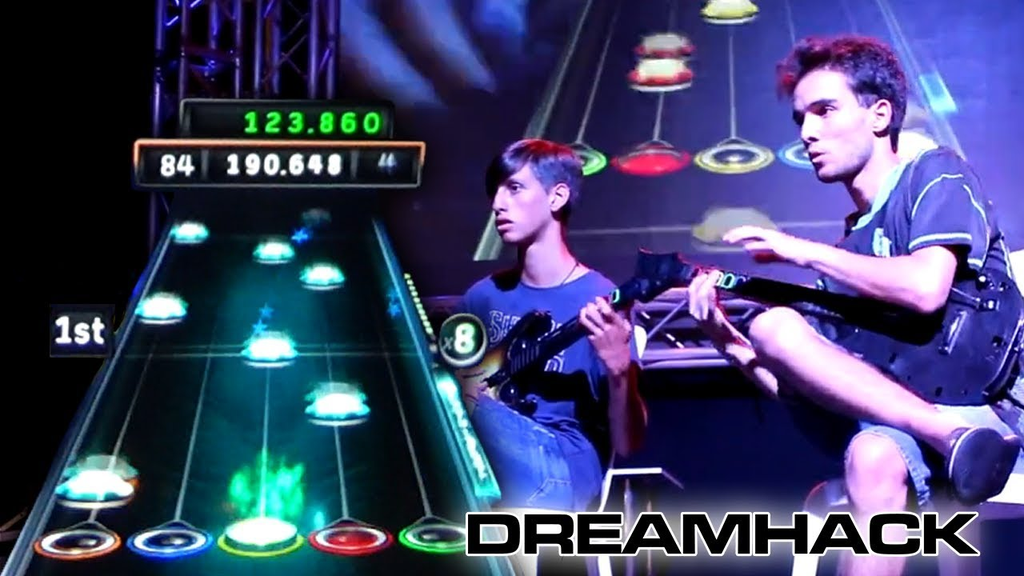 Competição de Guitar Hero na DreamHack (Foto: Reprodução/GuitarHeroStyles)