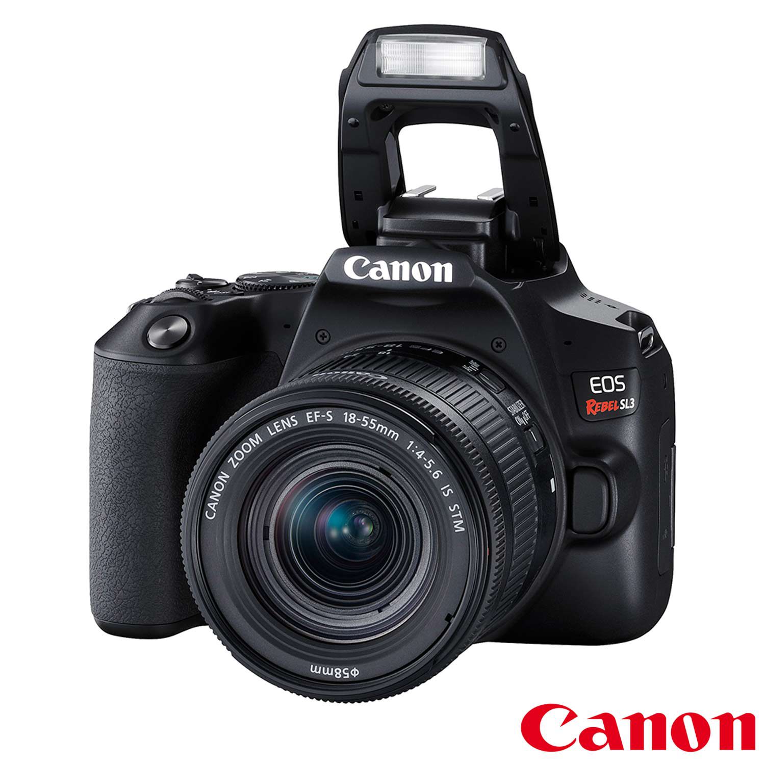 Câmera Canon SL3 DSLR com 24.1MP, 3", Gravação em Full HD EFS 18