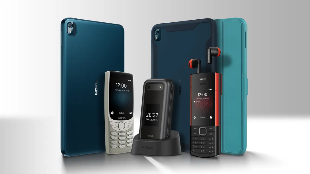 HMD Global amplia portfólio de produtos com novos feature phones da Nokia e tablet resistente (Imagem: Reprodução/Nokia)