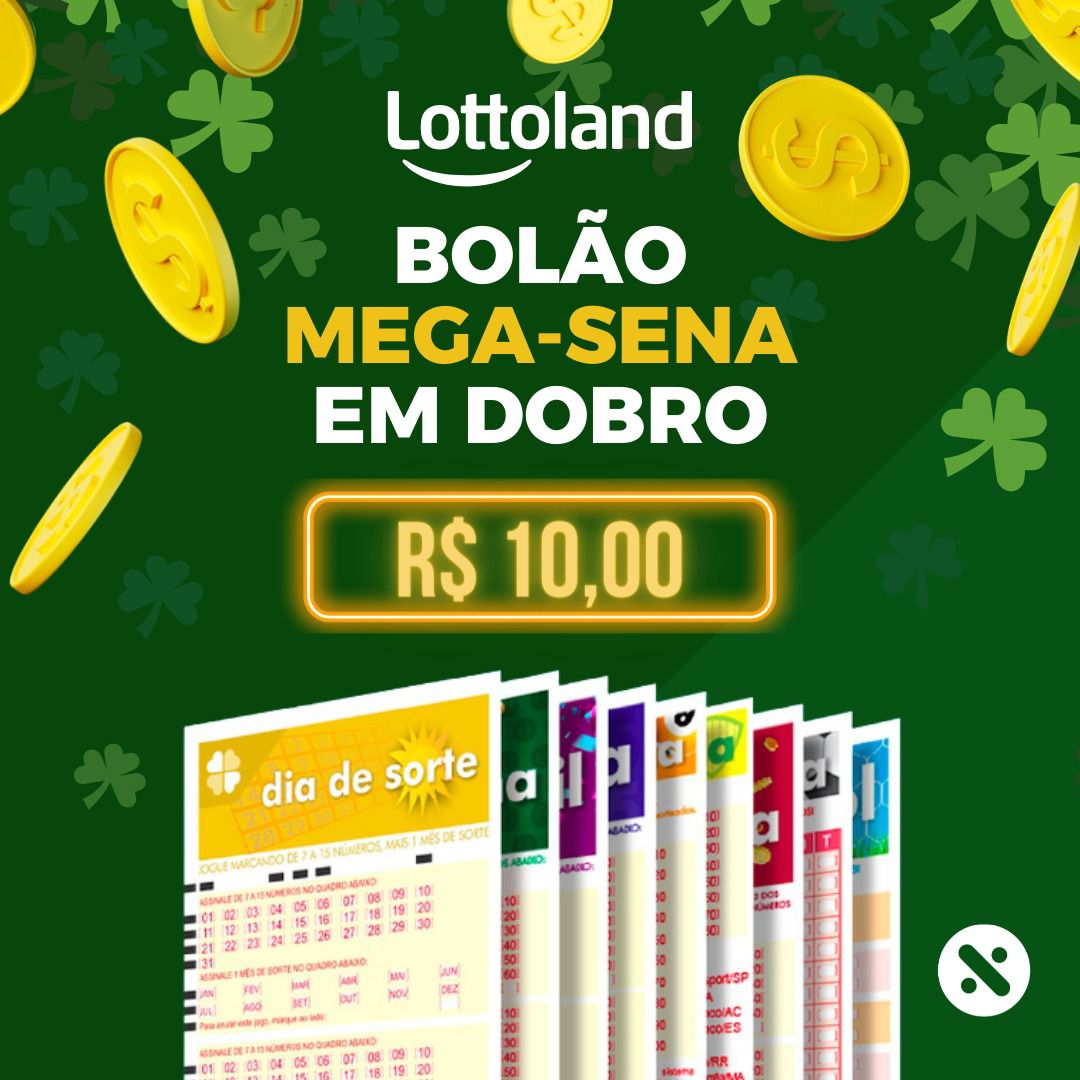 Bolão Mega-Sena por R$ 10,00 - Lottoland 186379 - Canaltech Ofertas