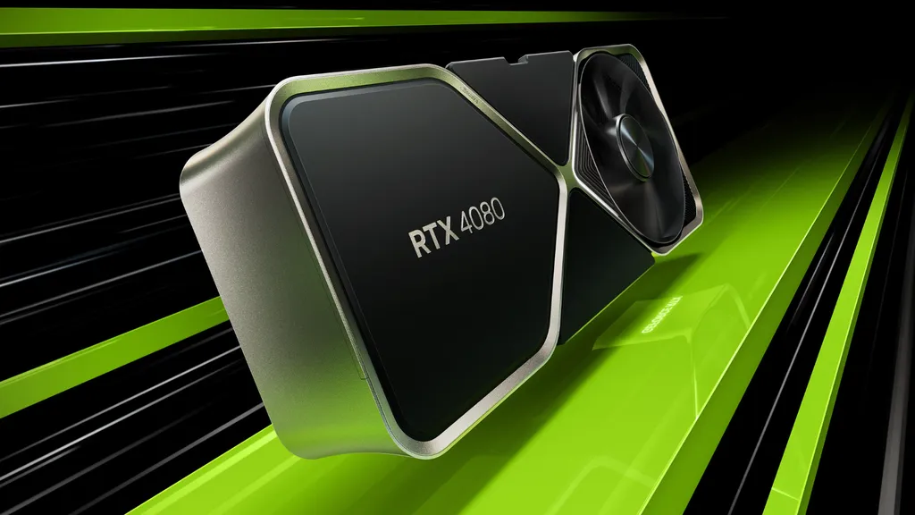 Prometendo saltos marcantes de desempenho frente à RTX 3080 e até à RTX 3080 Ti, a RTX 4080 estreia nesta quarta (16) com preço salgado de US$ 1,199 (Imagem: Nvidia)