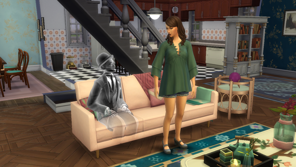 Já existem espíritos mais "realistas" no The Sims 4, o que faz questionar a necessidade dos novos espectros (Imagem: Captura de tela/Nathan Vieira/Canaltech)