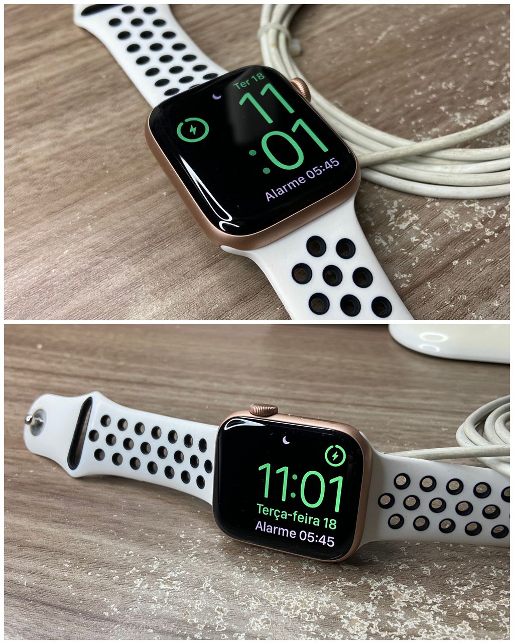 Posicione seu Apple Watch para recarregá-lo da maneira que você considerar melhor (Foto: Lucas Wetten)