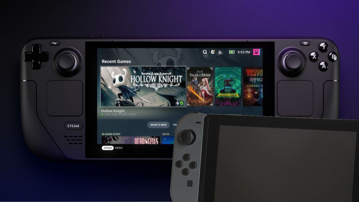 Steam Deck e Nintendo Switch são os portáteis mais populares do mercado