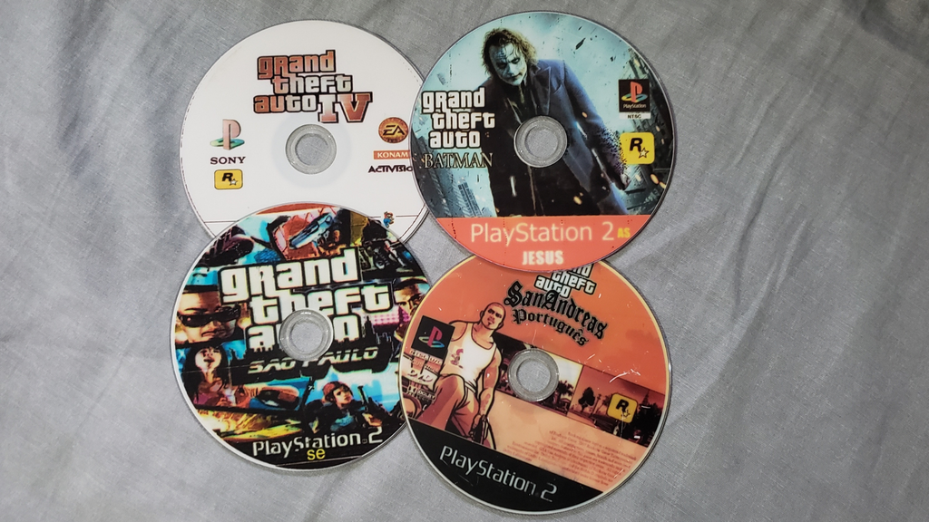 Todas as Versões Modificadas de GTA San Andreas PS2 (Curiosidades dos Games  / Jogos / Análise ) 