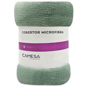Manta Cobertor Casal 180x220cm Microfibra Soft Macia Camesa
