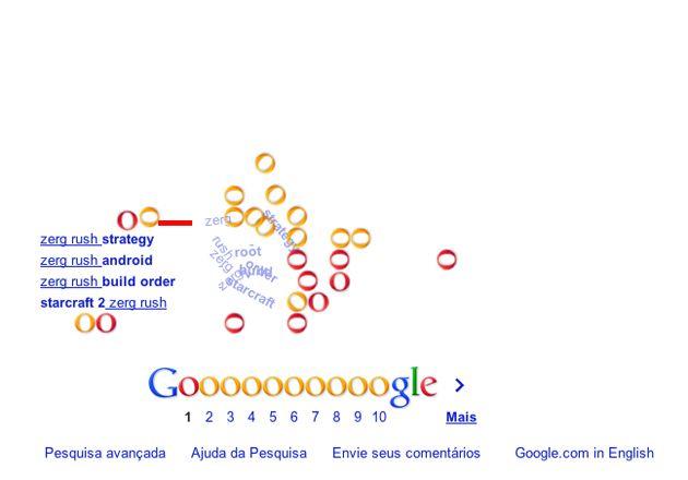 Como jogar Zerg Rush no Google