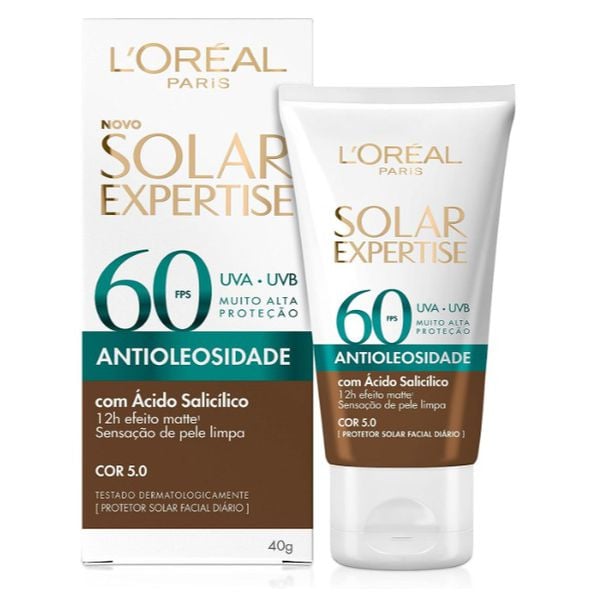 L’Oréal Paris Protetor Solar Facial Antioleosidade FPS60 40g