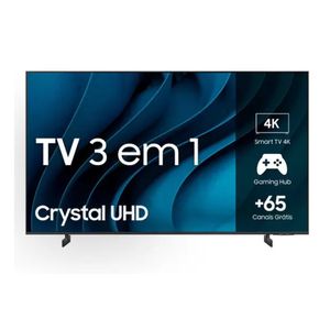 Smart TV Samsung 43" Crystal UHD 4K 43CU8000 2023 Design AirSlim Painel Dynamic Crystal Color Tela [CUPOM]